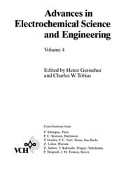 Tapa de Advances in electrochemical science and engineering