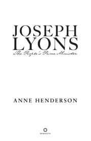 Tapa de Joseph Lyons