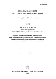 Tapa de Klärung der Verhältnisse beim Bremsvorgang unter besonderer Berücksichtigung der Rattererscheinungen an vierachsigen Großraum-Straßenbahn-Triebwagen