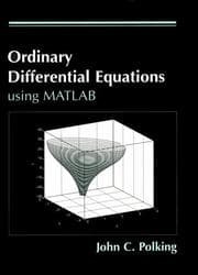 Tapa de MATLAB manual, ordinary differential equations