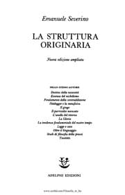 Tapa de La struttura originaria