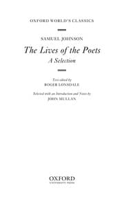 Tapa de The lives of the poets