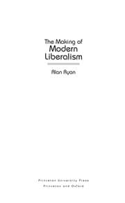 Tapa de The making of modern liberalism