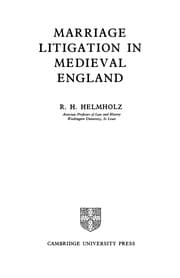 Tapa de Marriage litigation in medieval England