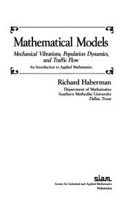 Tapa de Mathematical models