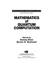 Tapa de Mathematics of quantum computation