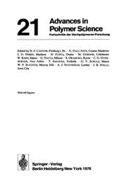 Tapa de Mechanisms of Polyreactions - Polymer Characterization (Advances in Polymer Science, Vol. 21)
