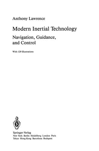 Tapa de Modern Inertial Technology