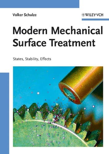 Tapa de Modern mechanical surface treatment
