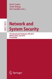 Tapa de Network and System Security