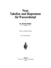 Tapa de Neue Tabellen und Diagramme für Wasserdampf