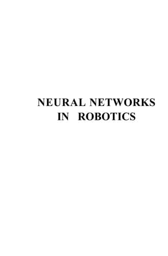 Tapa de Neural networks in robotics