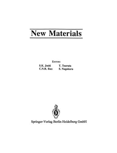 Tapa de New Materials