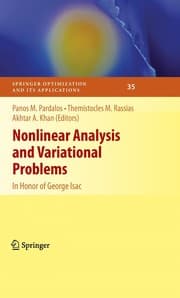 Tapa de Nonlinear Analysis and Variational Problems