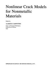 Tapa de Nonlinear Crack Models for Nonmetallic Materials