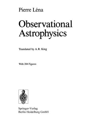 Tapa de Observational Astrophysics