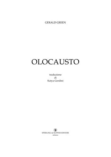 Tapa de Olocausto