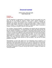 Tapa de Onorevoli wanted