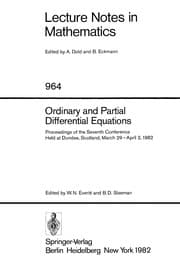 Tapa de Ordinary and Partial Differential Equations