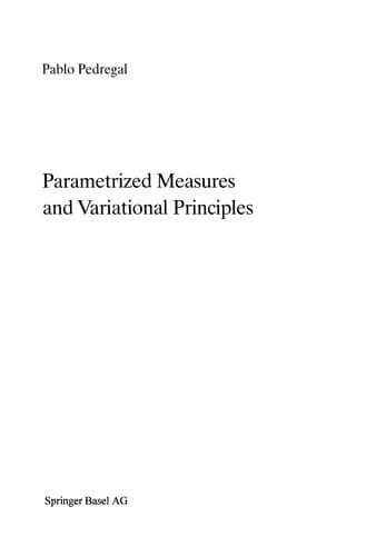 Tapa de Parametrized measures and variational principles