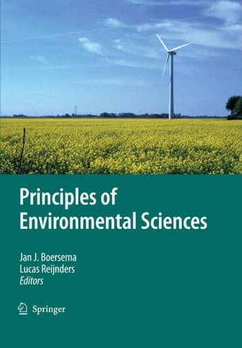 Tapa de Principles of environmental sciences