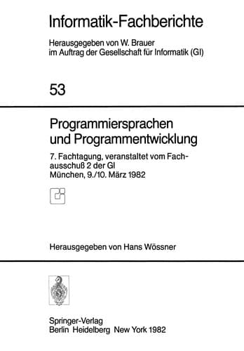 Tapa de Programmiersprachen und Programmentwicklung