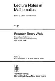 Tapa de Recursion theory week