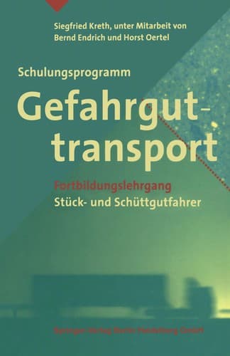 Tapa de Schulungsprogramm Gefahrguttransport