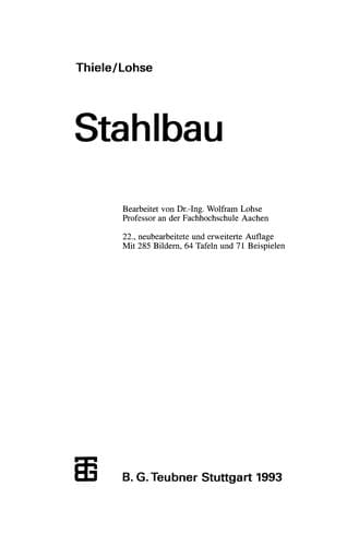 Tapa de Stahlbau