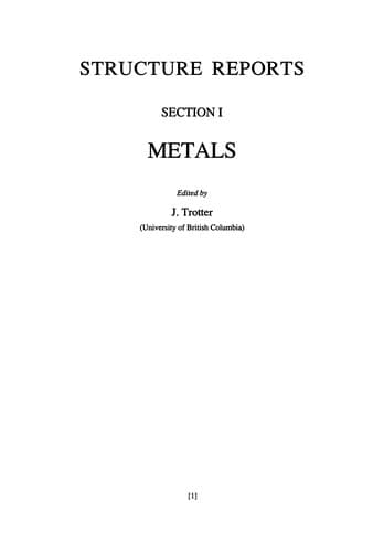 Tapa de Structure Reports for 1990