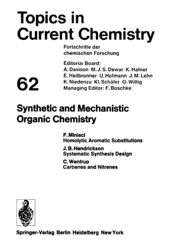Tapa de Synthetic and mechanistic organic chemistry