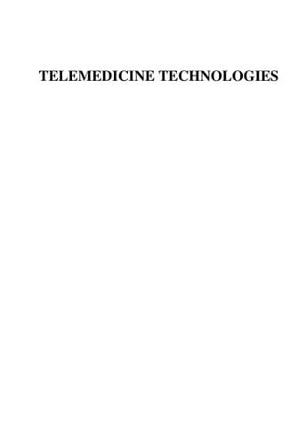 Tapa de Telemedicine technologies