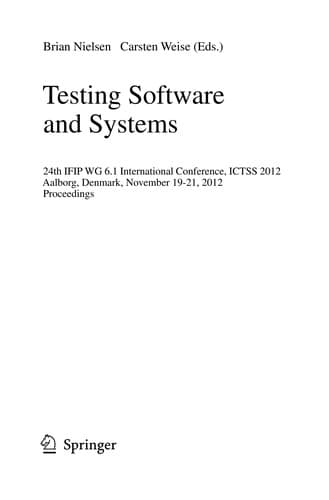 Tapa de Testing Software and Systems