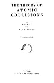 Tapa de The theory of atomic collisions