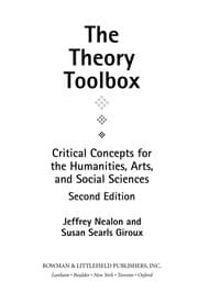 Tapa de The theory toolbox