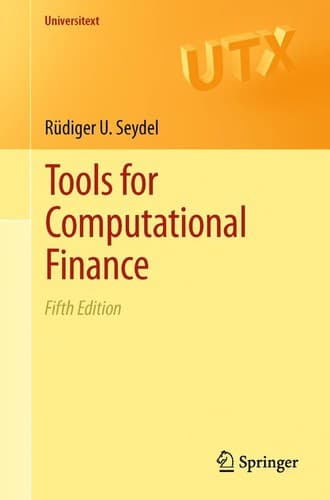 Tapa de Tools for Computational Finance