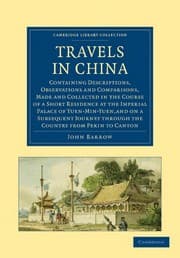 Tapa de Travels in China