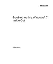 Tapa de Troubleshooting Windows 7