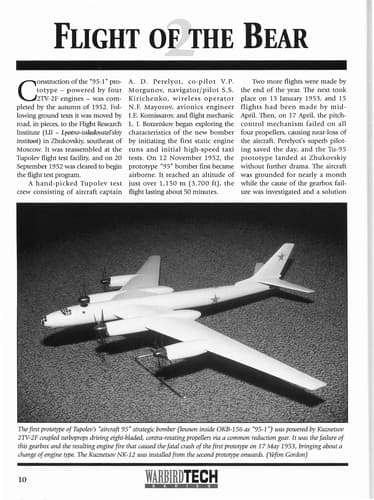 Tapa de Tupolev Tu-95 Bear