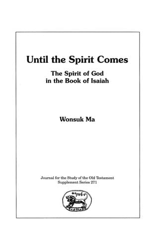 Tapa de Until the Spirit Comes