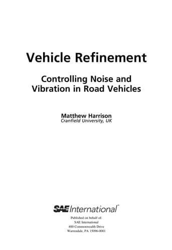 Tapa de Vehicle refinement