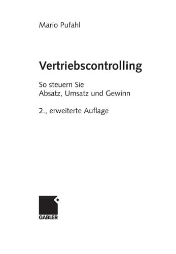 Tapa de Vertriebscontrolling