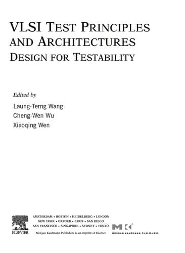 Tapa de VLSI test principles and architectures