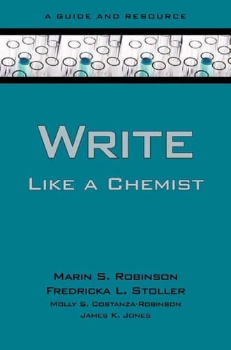 Tapa de Write like a chemist