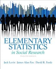 Tapa de Elementary Statistics in Social Research (12th Edition)