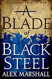 Tapa de A Blade of Black Steel (The Crimson Empire)