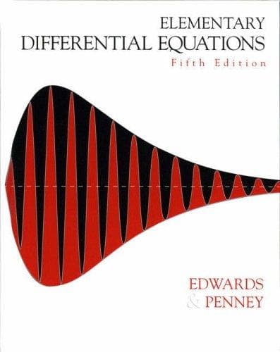 Tapa de Elementary Differential Equations (5th Edition) (Edwards, C. H. Elementary Differential Equations With Boundary Value Problems.)