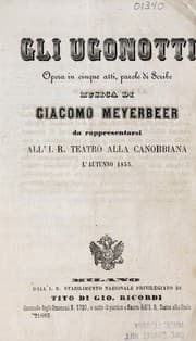 Tapa de Gli Ugonotti