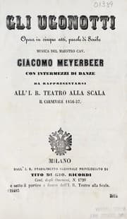 Tapa de Gli Ugonotti
