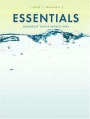 Tapa de Essentials Microsoft Office project 2003